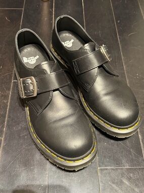Dr. Martens 1461 Buckle Leather Oxford Shoes